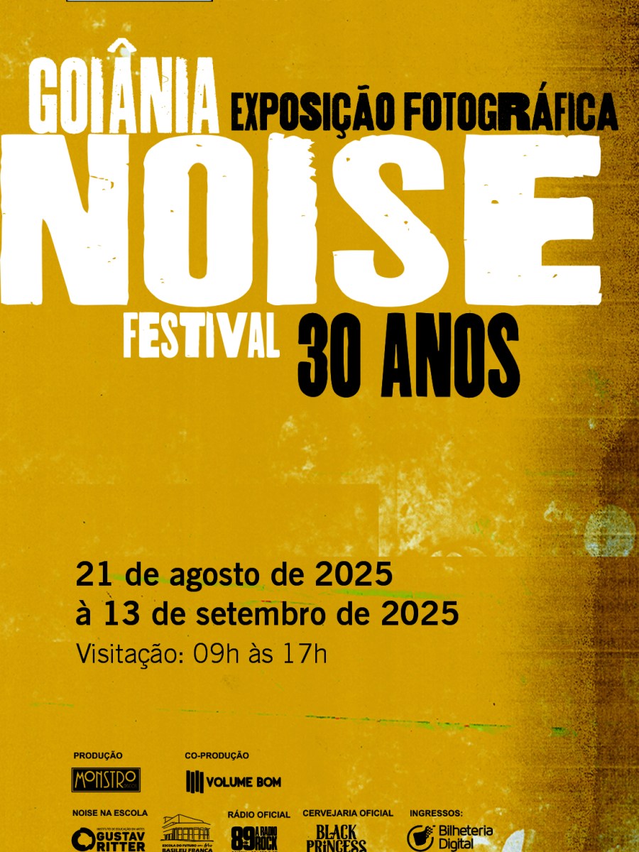 Exposição em Goiânia celebra 30 anos do Goiânia Noise Festival com acervo&nbsp;inédito