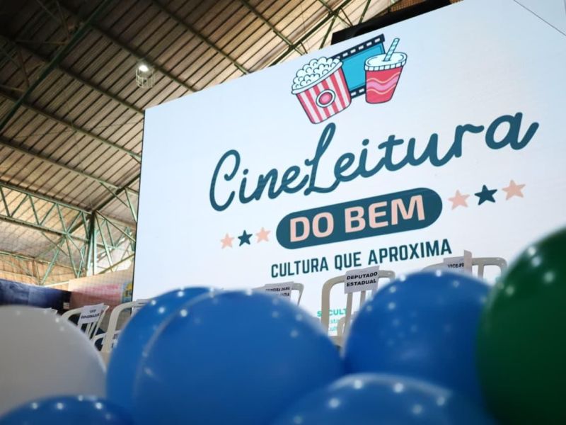 Cine Leitura do Bem leva cinema e literatura a cinco municípios goianos nesta&nbsp;semana